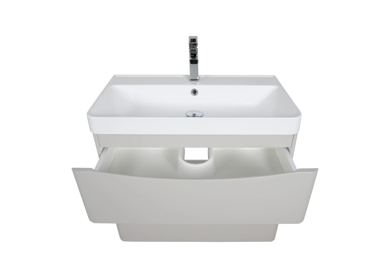 Тумба консольна AQUA RODOS Америна 75 см з умивальником "Deep", АР000134992 (Кашемір)