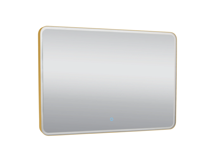 Зеркало AQUA RODOS "Donato" gold 100х70 sensor с подсветкой, АР000113302