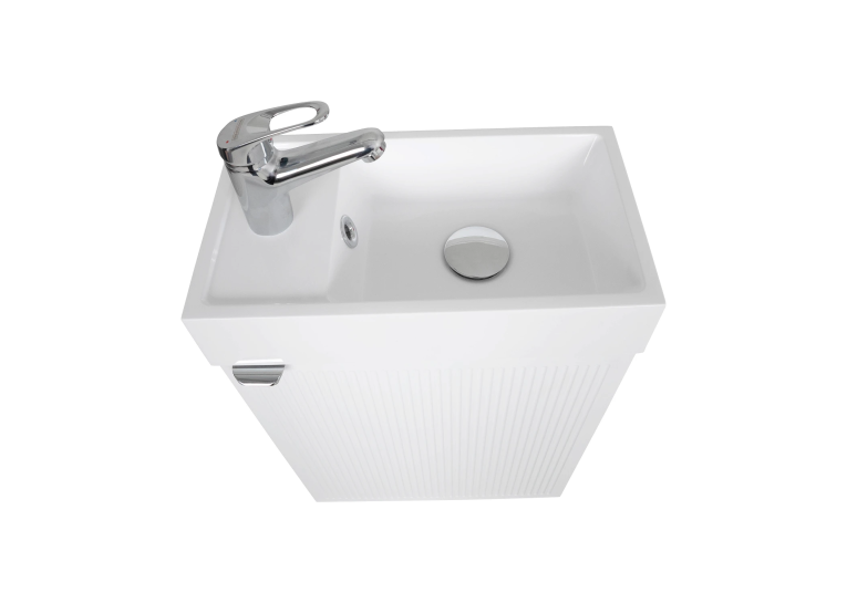 Тумба консольна AQUA RODOS Fabio 40 см з умивальником "MINI", АР000127303 (Білий матовий)