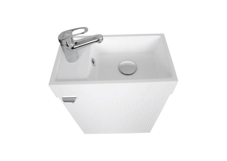 Тумба консольна AQUA RODOS Fabio 40 см з умивальником "MINI", АР000127303 (Білий матовий)