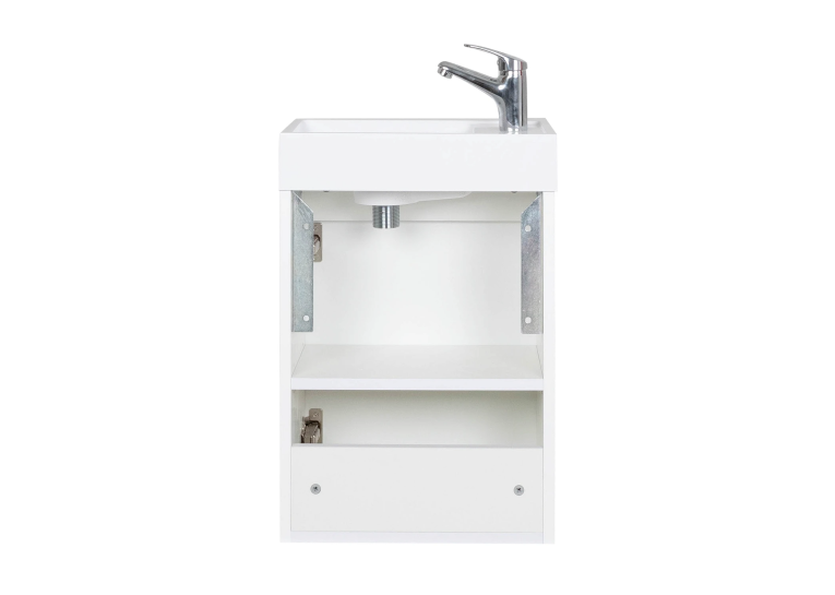 Тумба консольна AQUA RODOS Fabio 40 см з умивальником "MINI", АР000127303 (Білий матовий)