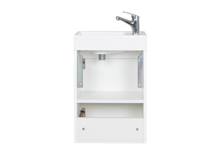 Тумба консольна AQUA RODOS Fabio 40 см з умивальником "MINI", АР000127303 (Білий матовий)