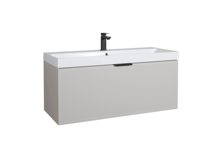 Тумба консольна AQUA RODOS Fabio 100 см з умивальником "Fabio", АР000134975 (Кашемір)