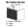 Тумба консольна AQUA RODOS Fabio 60 см з умивальником "Fabio", АР000134979 (Кашемір)