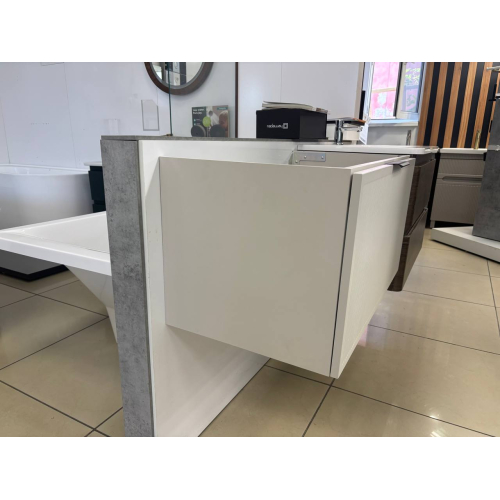 Тумба консольна AQUA RODOS Fabio 80 см, АР000134981 (Кашемір), (Без умивальника, Має пошкодження)