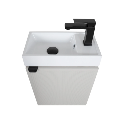 Тумба консольна AQUA RODOS Fabio 40 см з умивальником "MINI", АР000134983 (Кашемір)