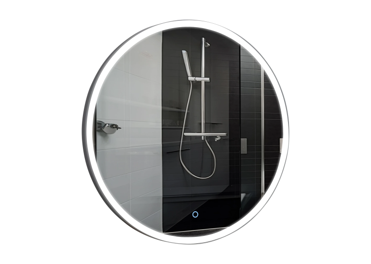 Дзеркало Aqua Rodos "Lorenzo" black D-100 sensor з підсвіткою, АР000112800