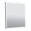 Дзеркало Aqua Rodos Luce black 60x70, сенсор, підсвітка, АР000112804