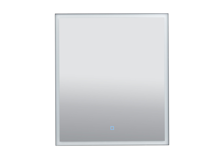 Дзеркало Aqua Rodos Luce black 60x70, сенсор, підсвітка, АР000112804