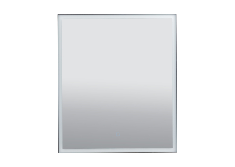 Зеркало Aqua Rodos Luce black 60x70, подсветка, сенсор, АР000112804