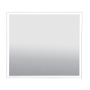 Дзеркало Aqua Rodos Luce black 80x70, сенсор, підсвітка, АР000112805