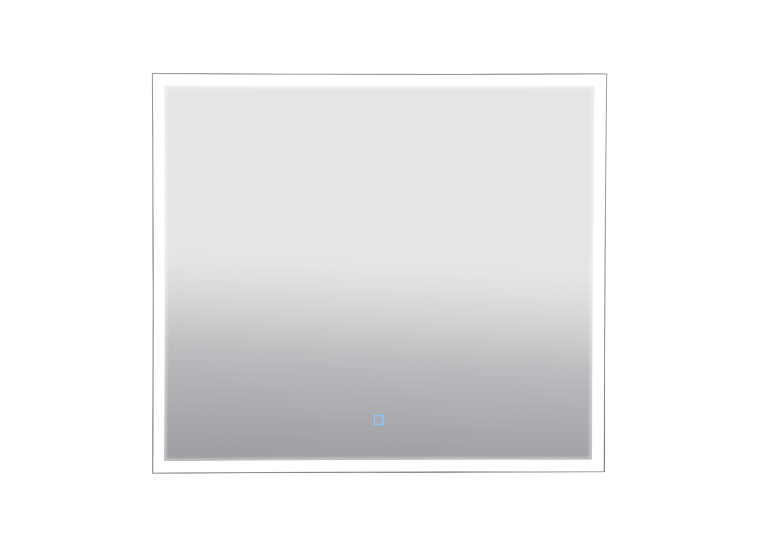 Дзеркало Aqua Rodos Luce black 80x70, сенсор, підсвітка, АР000112805