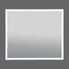 Дзеркало Aqua Rodos Luce black 80x70, сенсор, підсвітка, АР000112805
