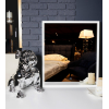 Дзеркало Aqua Rodos Luce black 80x70, сенсор, підсвітка, АР000112805