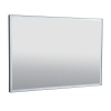Дзеркало Aqua Rodos Luce black 100x70, сенсор, підсвітка, АР000112806