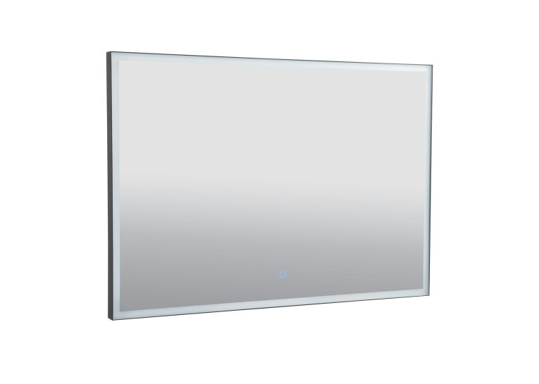 Дзеркало Aqua Rodos Luce black 100x70, сенсор, підсвітка, АР000112806