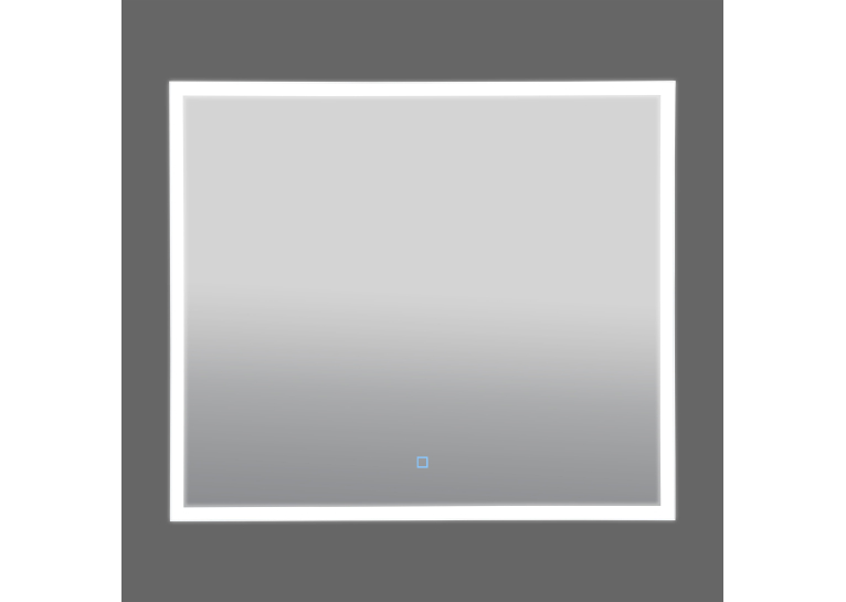 Зеркало Aqua Rodos Luce white 80x70, подсветка, сенсор, АР000112808
