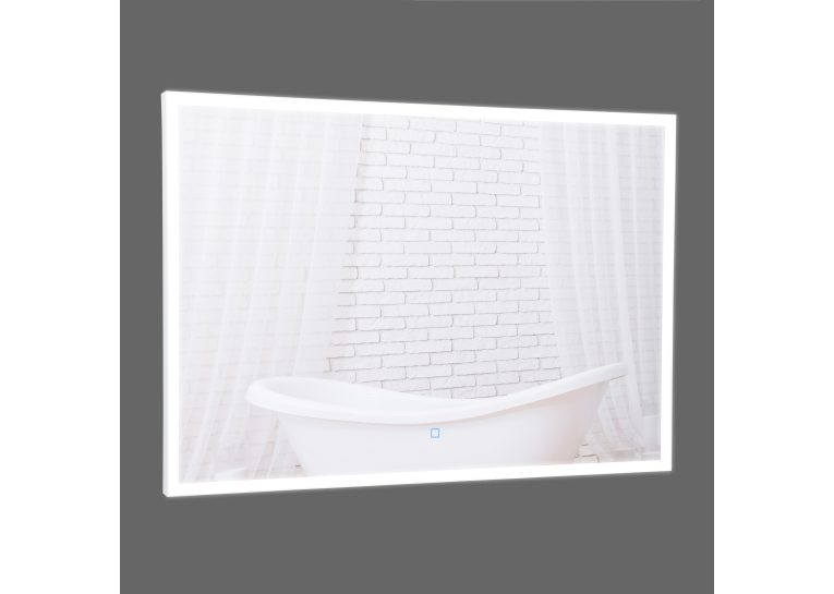 Дзеркало Aqua Rodos Luce white 100x70, сенсор, підсвітка, АР000112809