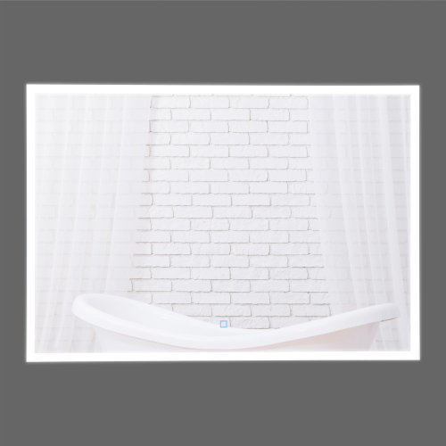 Дзеркало Aqua Rodos Luce white 100x70, сенсор, підсвітка, АР000112809