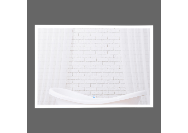 Дзеркало Aqua Rodos Luce white 100x70, сенсор, підсвітка, АР000112809