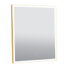Дзеркало Aqua Rodos Luce gold 60x70, сенсор, підсвітка, АР000113283
