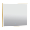 Дзеркало Aqua Rodos Luce gold 80x70, сенсор, підсвітка, АР000113284
