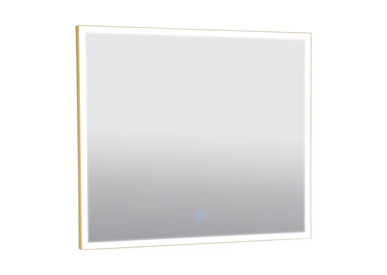 Дзеркало Aqua Rodos Luce gold 80x70, сенсор, підсвітка, АР000113284