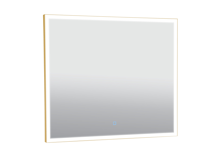 Дзеркало Aqua Rodos Luce gold 80x70, сенсор, підсвітка, АР000113284