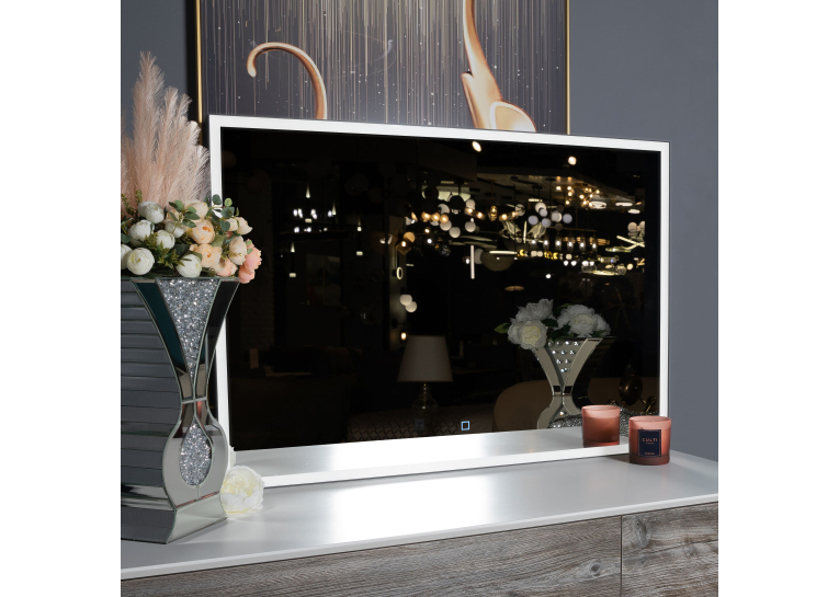 Дзеркало Aqua Rodos Luce gold 80x70, сенсор, підсвітка, АР000113284