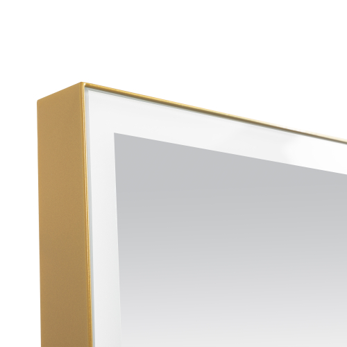 Дзеркало Aqua Rodos Luce gold 80x70, сенсор, підсвітка, АР000113284