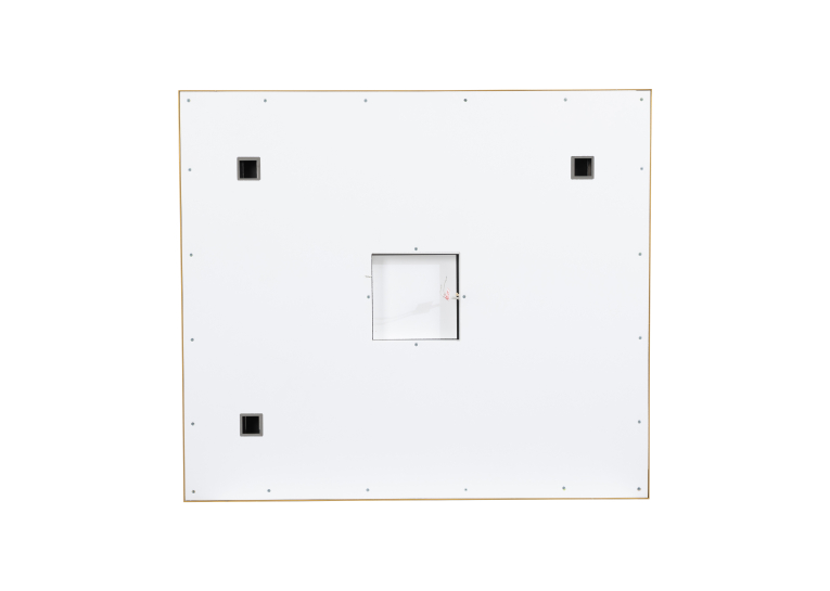 Дзеркало Aqua Rodos Luce gold 80x70, сенсор, підсвітка, АР000113284