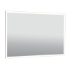 Дзеркало Aqua Rodos Luce gold 100x70, сенсор, підсвітка, АР000113282