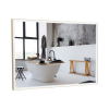 Дзеркало Aqua Rodos Luce gold 100x70, сенсор, підсвітка, АР000113282