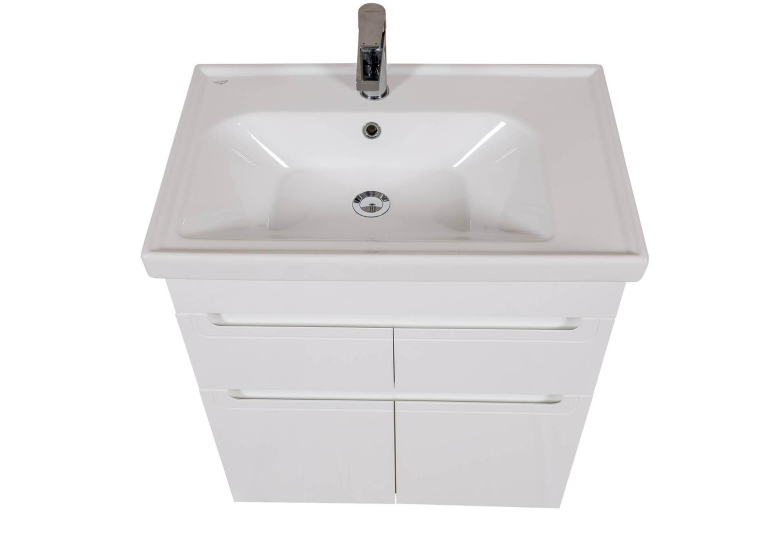 Тумба AQUA RODOS Омега з умивальником Frame 70 см, АР000040340 (Білий)