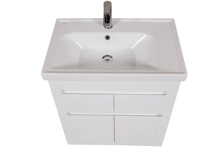 Тумба AQUA RODOS Омега з умивальником Frame 70 см, АР000040340 (Білий)