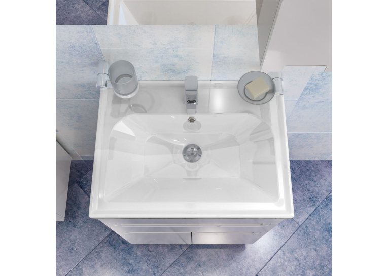 Тумба AQUA RODOS Омега с умывальником Frame 100 см, АР000040342 (Белый)