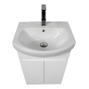 Тумба AQUA RODOS "Uno" (білий глянець) 50 см з умивальником "Руна" АР000084257