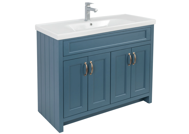 Тумба AQUA RODOS WATERFORD (STIFFKEY-BLUE-MATT) з умивальником 100 см підлогова АР000060777 (Під замовлення 45 днів)