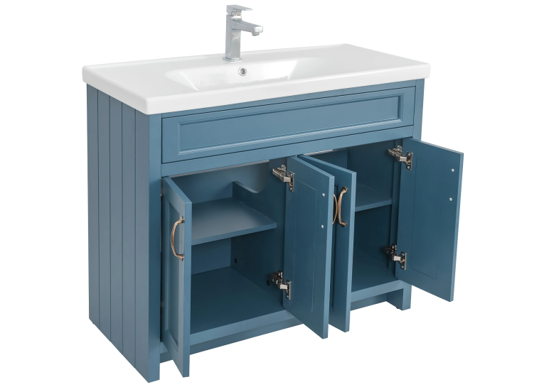 Тумба AQUA RODOS WATERFORD (STIFFKEY-BLUE-MATT) з умивальником 100 см підлогова АР000060777 (Під замовлення 45 днів)