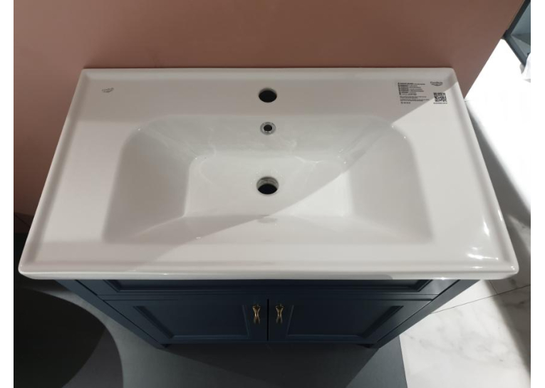 Тумба AQUA RODOS WATERFORD (STIFFKEY-BLUE-MATT) з умивальником 80 см (підлогова) АР000093856