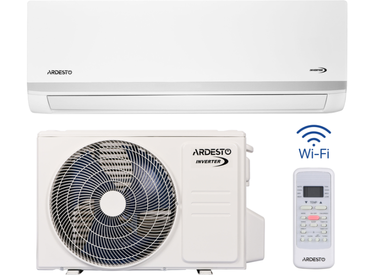 Кондиціонер ARDESTO інверторний, 70 м2, , A++/A+, до -15°С, Wi-Fi, R32, ACM-24INV-R32-WF-AG-S білий