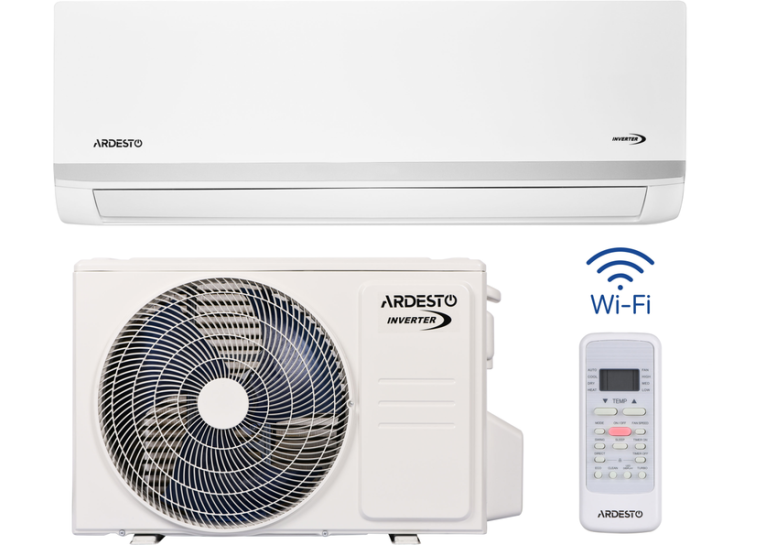 Кондиціонер ARDESTO інверторний, 70 м2, , A++/A+, до -15°С, Wi-Fi, R32, ACM-24INV-R32-WF-AG-S білий
