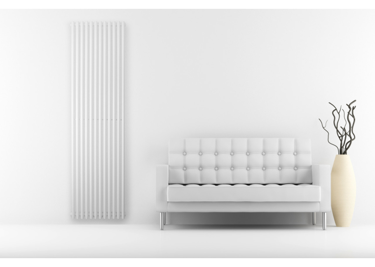 Вертикальний радіатор Betatherm  Praktikum 1 H-2000 мм, L-501 мм PV 1200/13 9016M 99