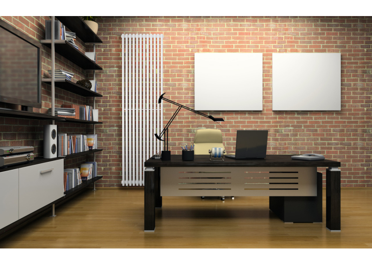 Вертикальний радіатор Betatherm  Praktikum 1 H-2000 мм, L-501 мм PV 1200/13 9016M 99