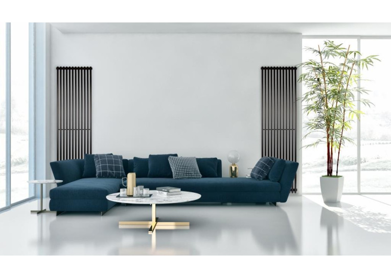Вертикальний радіатор Betatherm Praktikum 1 H-2000 мм, L-501 мм  PV 1200/13 9005M 99