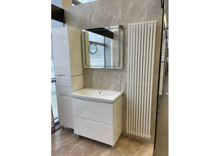 Вертикальний трубчастий радіатор Quantum H-1800 мм, L-405 мм Betatherm BQ 1180/10 9016M 99