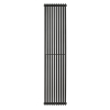 Вертикальний трубчастий радіатор Quantum 2 H-1800 мм, L-405 мм Betatherm BQ 2180/10 9005M 99