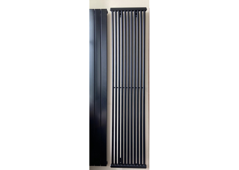 Вертикальний трубчастий радіатор Betatherm PS Style 1 H-1800 мм, L-441 мм з бічним підключенням PS 1180/12 9005M 34