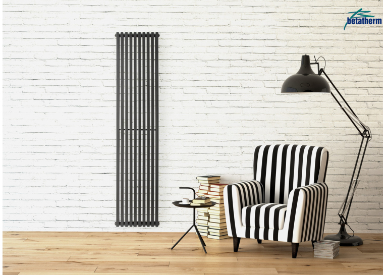 Вертикальний радіатор Betatherm Quantum 2 H-2000 мм, L-525 мм
