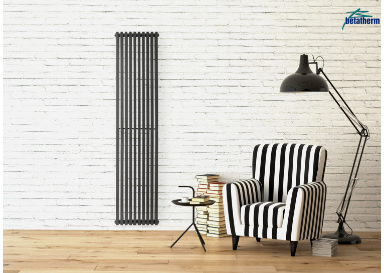 Вертикальний радіатор Betatherm Quantum 2 H-2000 мм, L-525 мм